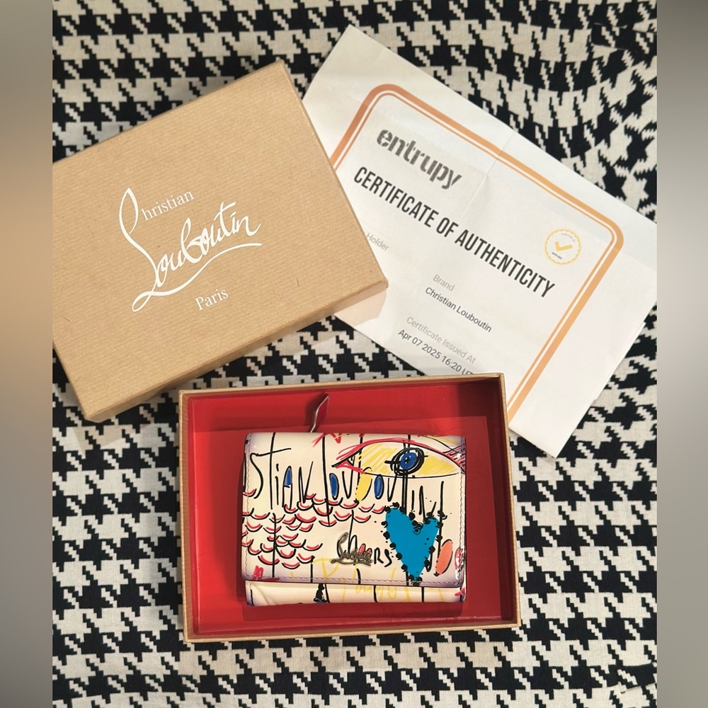 Christian Louboutin Multicolor Masterata Graffiti Wallet